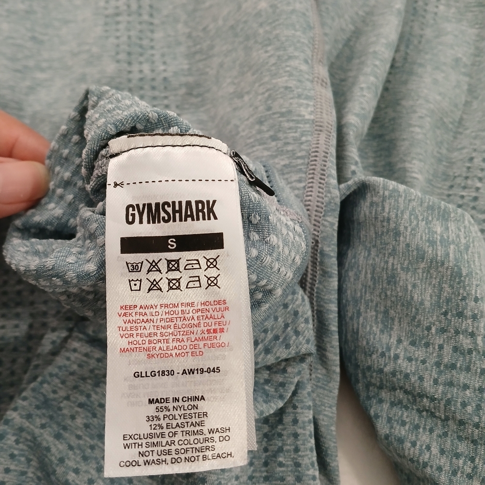 Gymshark Light Teal Seamless Legging, Women's Size Small. - Picture 7 of 9